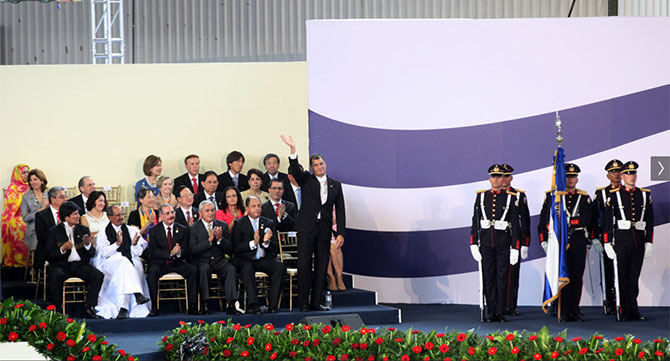 poseción del presidente de El Salvador