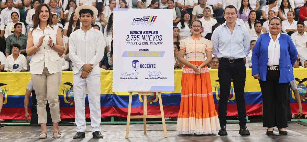 EL GOBIERNO NACIONAL FORTALECE LA EDUCACIÓN PÚBLICA CON 2.785 NUEVOS DOCENTES INCORPORADOS A TRAVÉS DE EDUCA EMPLEO DOCENTE