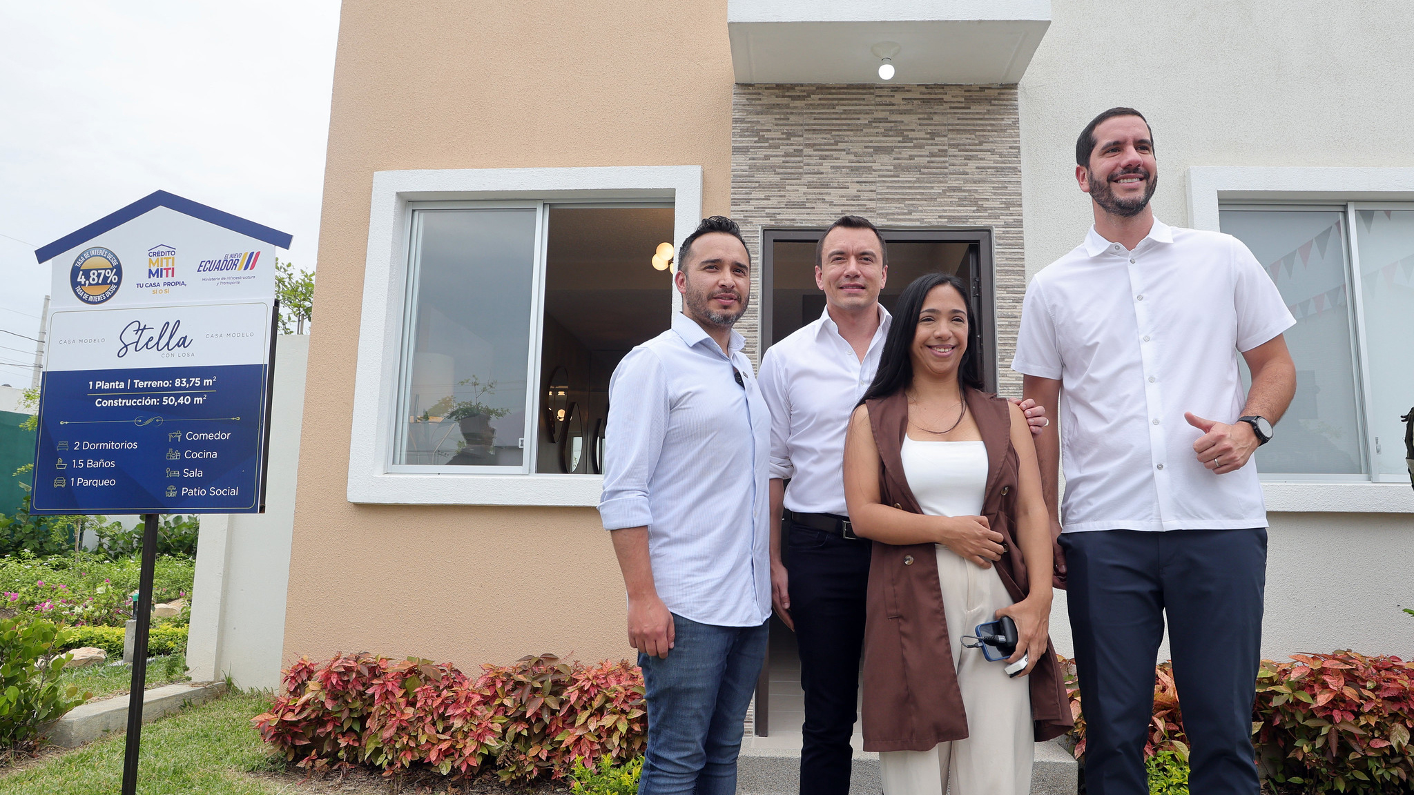 EL PRESIDENTE NOBOA IMPULSA EL ACCESO A VIVIENDA A TRAVÉS DE MITI MITI Y CREDICASA