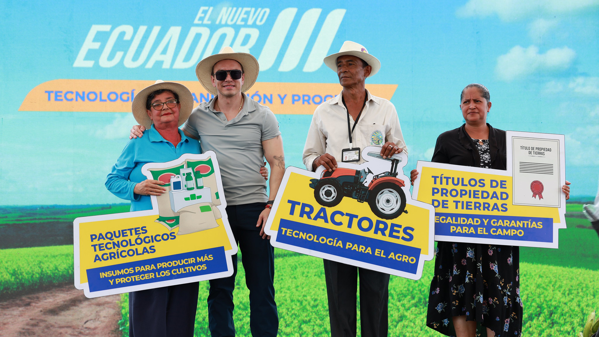 EN LOS RÍOS, EL PRESIDENTE NOBOA IMPULSA TECNIFICACIÓN, CAPACITACIÓN Y SEGURIDAD PARA PEQUEÑOS Y MEDIANOS PRODUCTORES, CON UNA INVERSIÓN DE MÁS DE USD 800.000