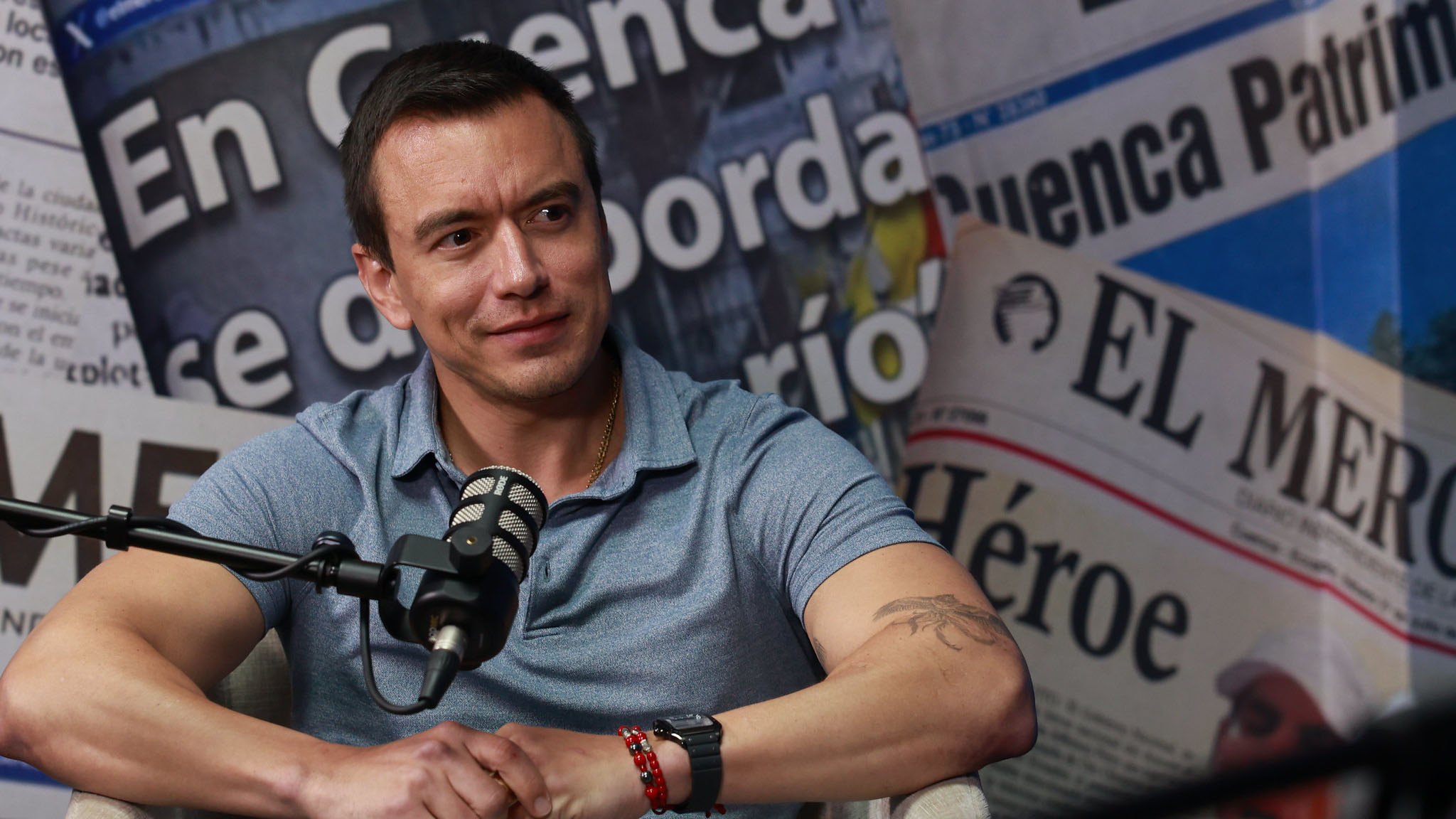 EN ENTREVISTA EN CUENCA, EL PRESIDENTE NOBOA DETALLÓ AVANCES EN SEGURIDAD, ECONOMÍA, VIVIENDA, VIALIDAD, AMBIENTE Y SALUD