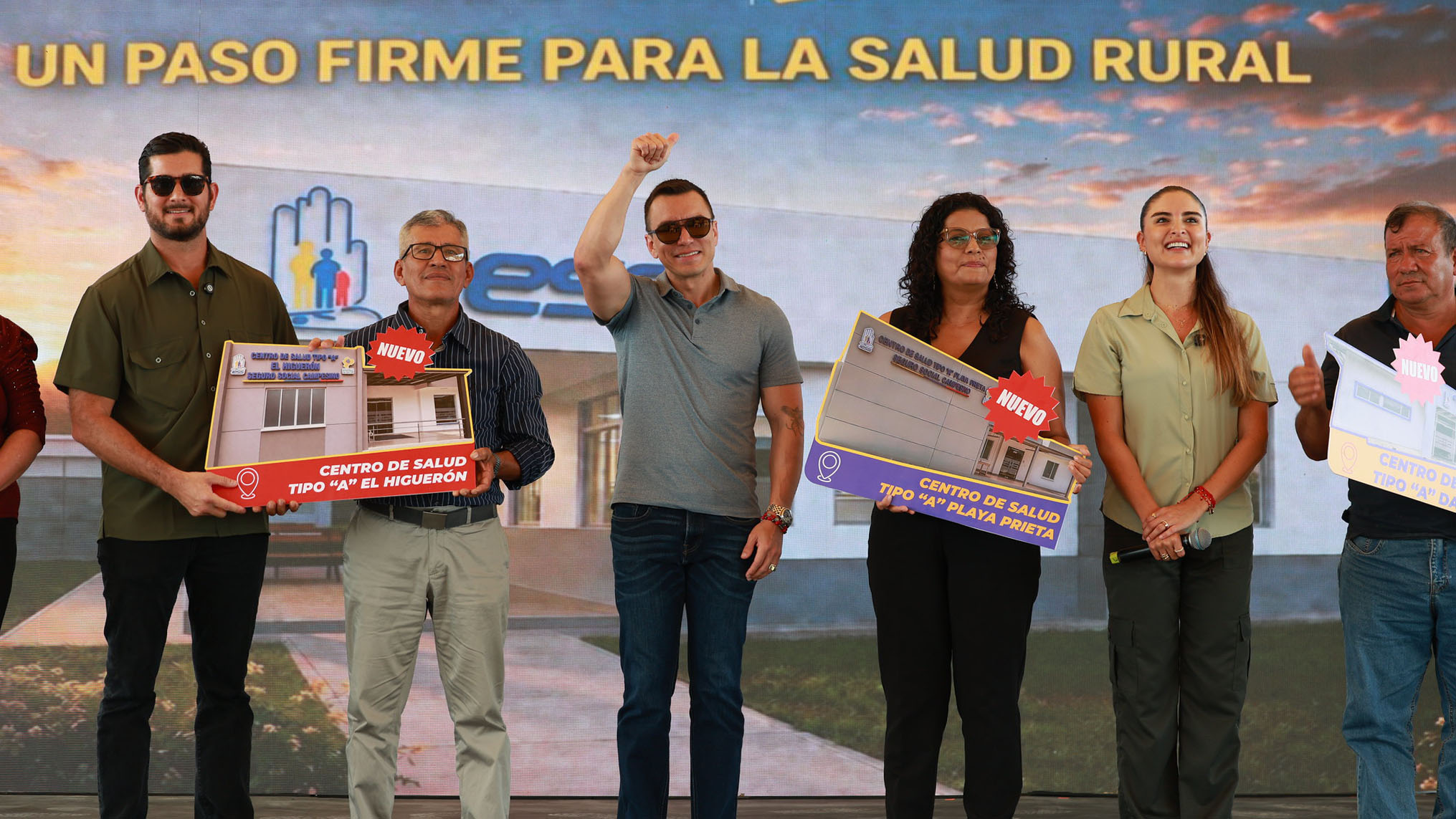 EL PRESIDENTE NOBOA ENTREGÓ TRES NUEVOS DISPENSARIOS DEL SEGURO SOCIAL CAMPESINO EN MANABÍ CON UNA INVERSIÓN DE USD 1,3 MILLONES