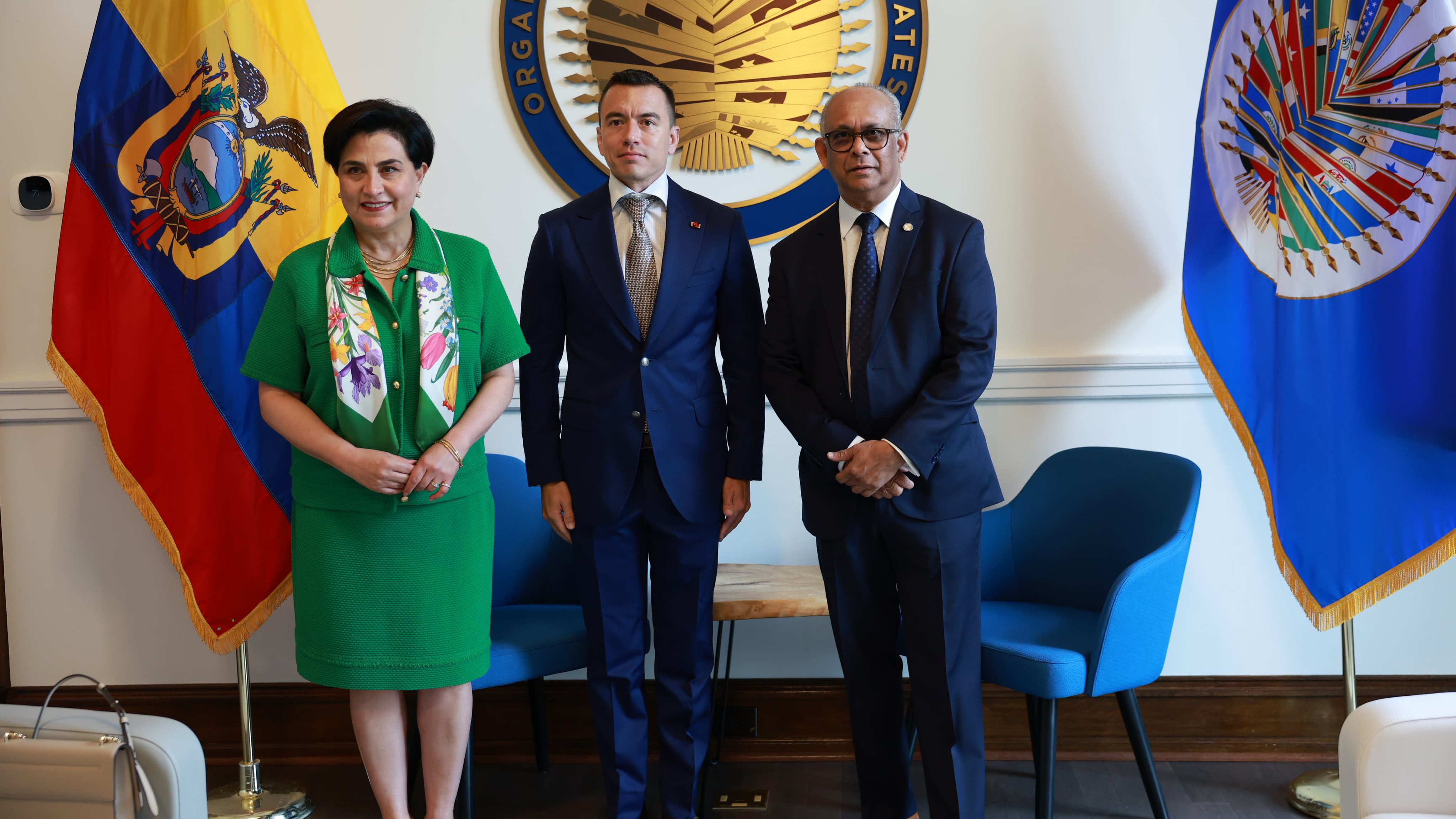 DANIEL NOBOA LLEVA LA LUCHA CONTRA EL CRIMEN ORGANIZADO A LA OEA Y LA CONVIERTE EN PRIORIDAD REGIONAL