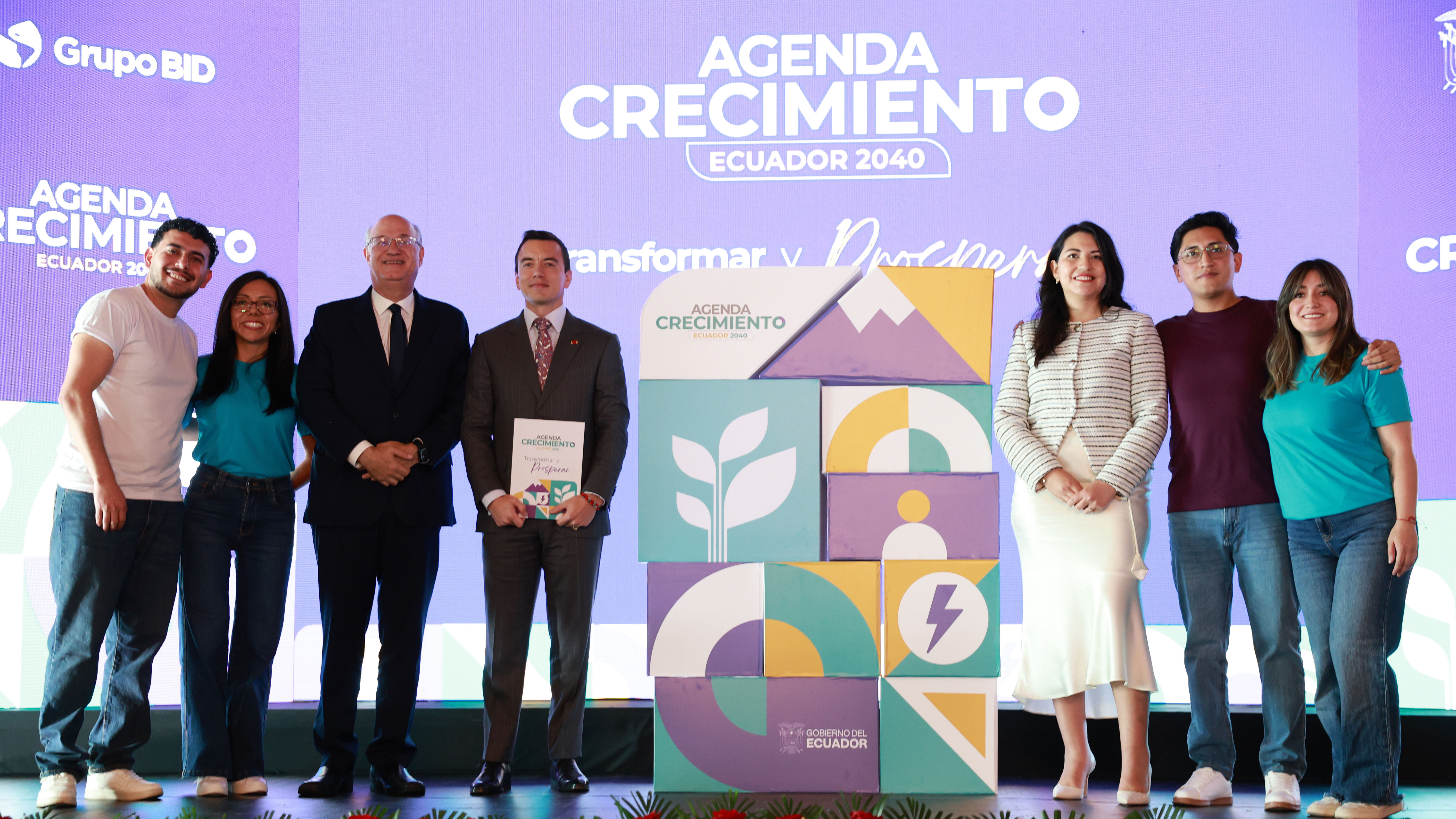 PRESIDENTE DANIEL NOBOA PRESENTA LA AGENDA DE CRECIMIENTO ECUADOR 2040 PARA IMPULSAR LA INVERSIÓN Y EL EMPLEO