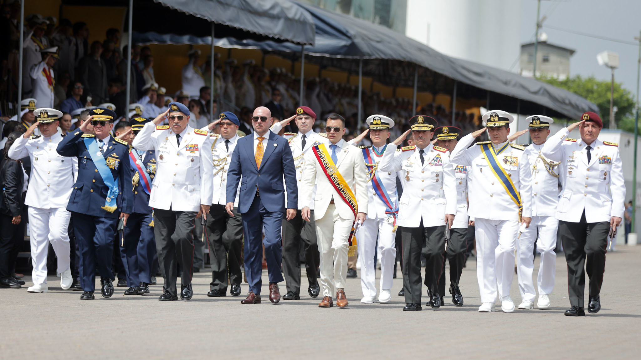 EL PRESIDENTE NOBOA RESALTÓ EL LIDERAZGO DE LA ARMADA DEL ECUADOR DURANTE LA CEREMONIA CONMEMORATIVA POR LOS 85 AÑOS DEL COMBATE NAVAL DE JAMBELÍ