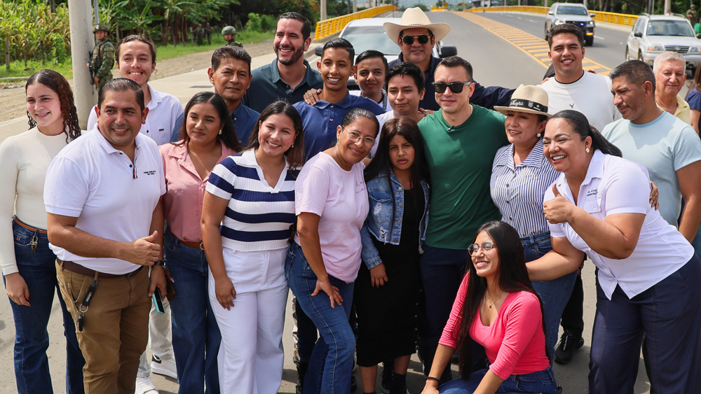 ¡PROMESA CUMPLIDA! EL PRESIDENTE DANIEL NOBOA ENTREGÓ EL NUEVO PUENTE LODANA PARA BENEFICIO DE 47.000 MANABITAS